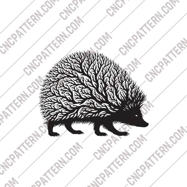 Tree Hedgehog DXF File